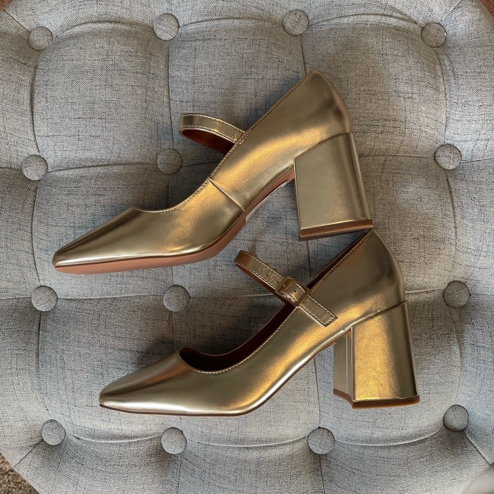 ASOS Gold heels